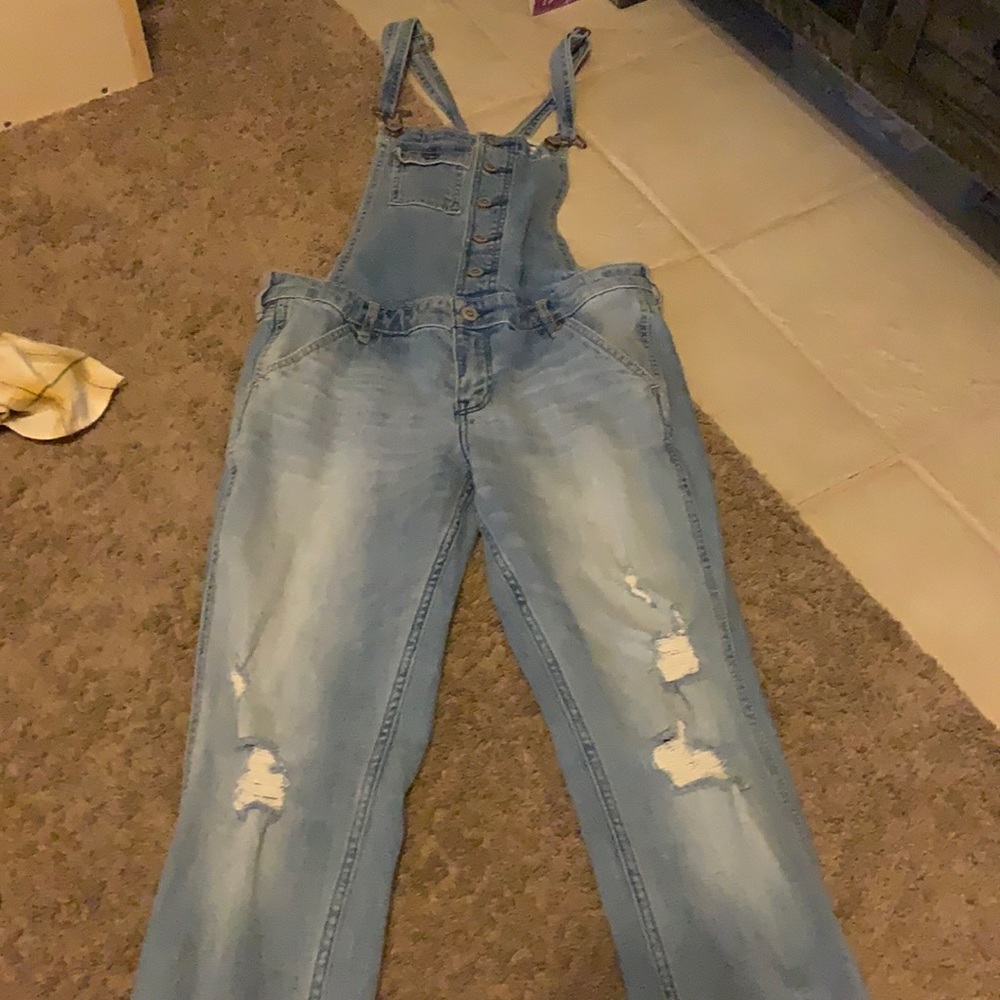 Adjustable straps cute overalls